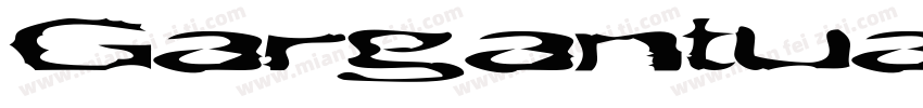 Gargantua BTN Outline字体转换